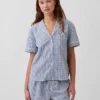 Camisa de pijama de popelín