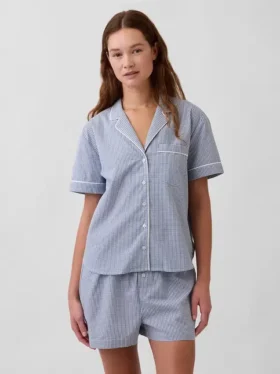 Camisa de pijama de popelín