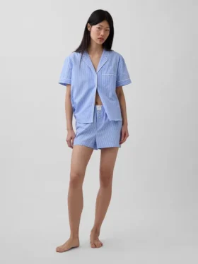 Camisa de pijama de popelín
