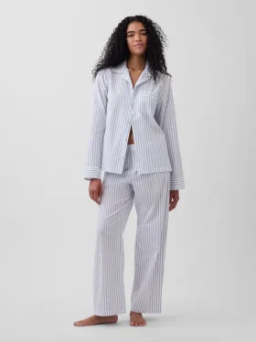 Pantalones de pijama de popelín