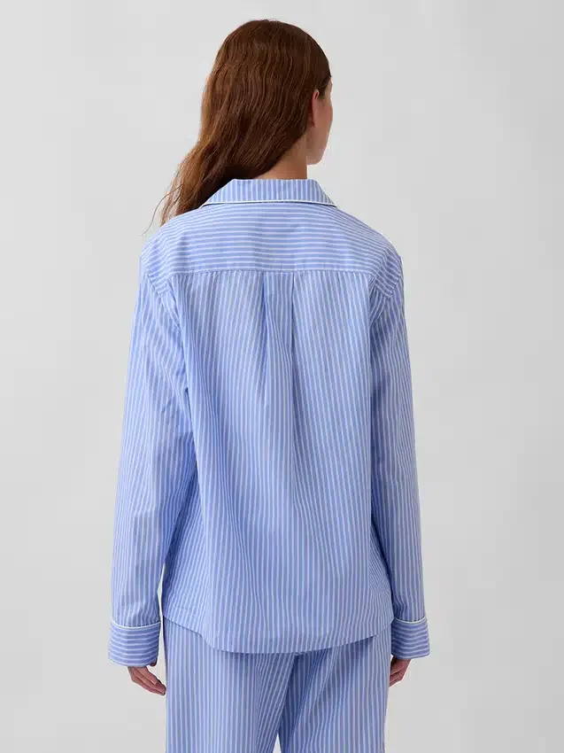 Camisa de pijama de popelín