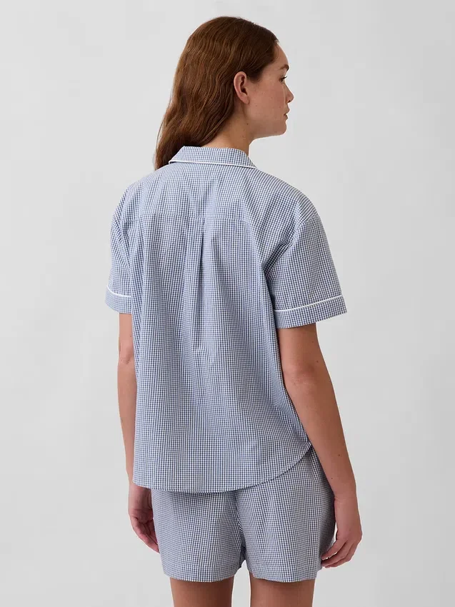 Camisa de pijama de popelín