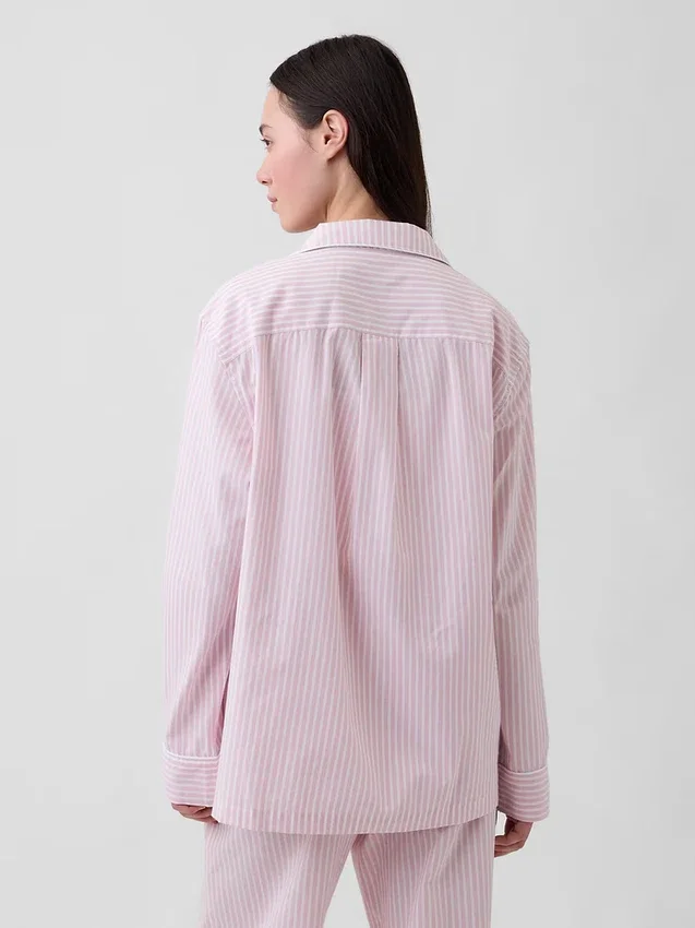 Camisa de pijama de popelín