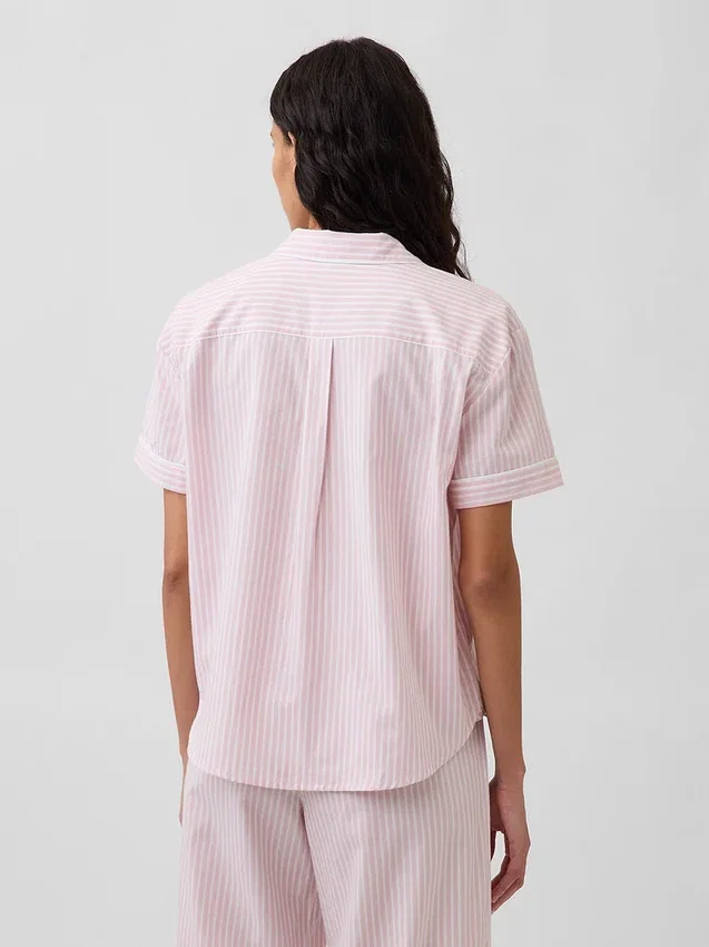 Camisa de pijama de popelín