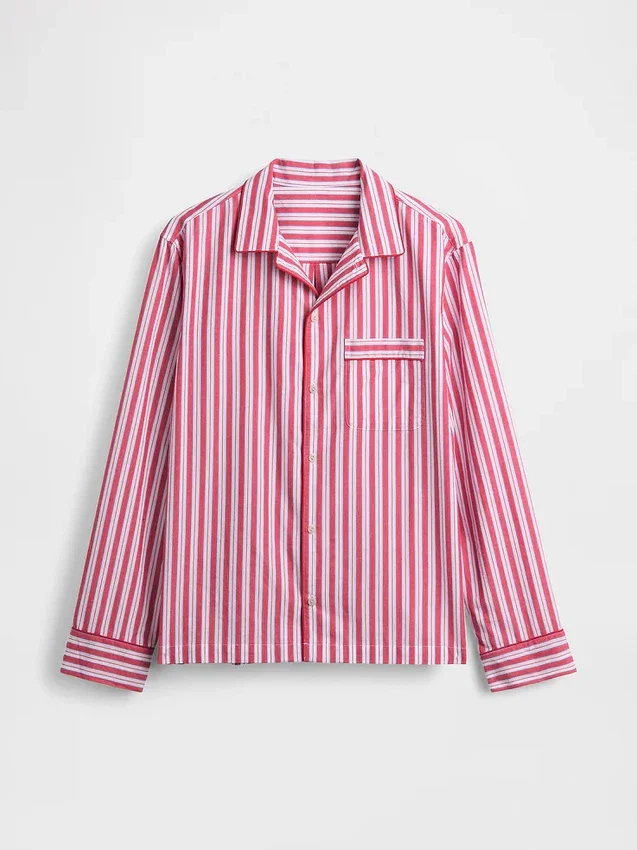 Camisa de pijama de popelín