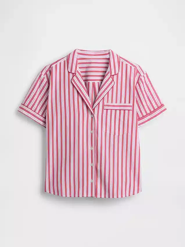 Camisa de pijama de popelín