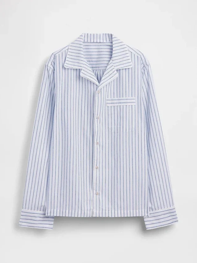Camisa de pijama de popelín