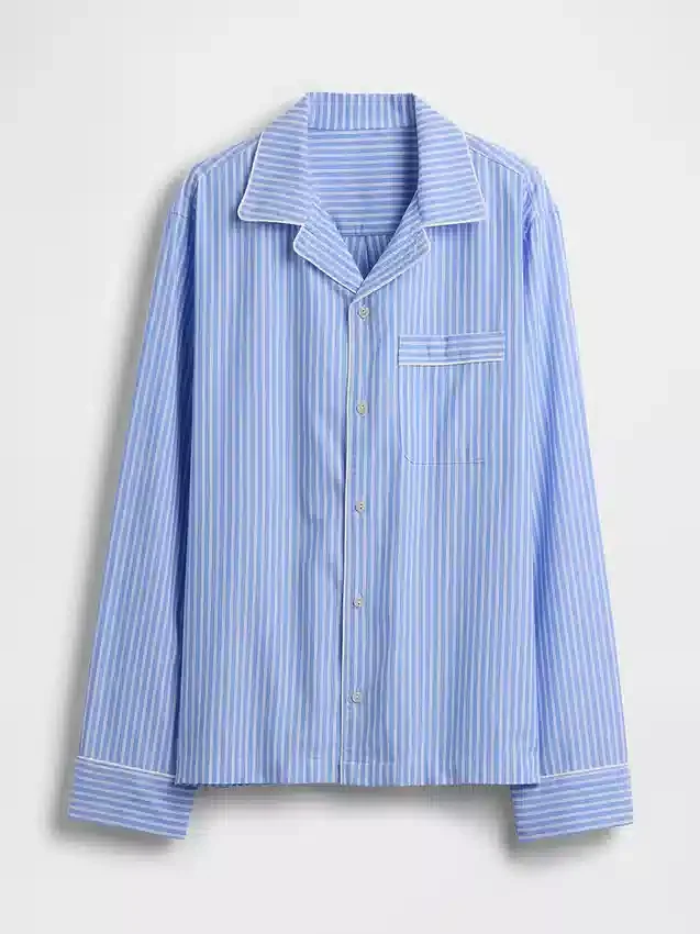 Camisa de pijama de popelín