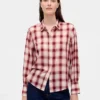 Camisa de voile a cuadros