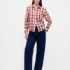 Camisa de voile a cuadros