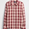 Camisa de voile a cuadros