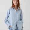 Camisa grande de mezclilla