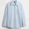 Camisa grande de mezclilla