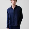 Camisa holgada 100 % lino