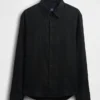 Camisa holgada 100 % lino