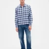 Camisa holgada de franela de algodón orgánico