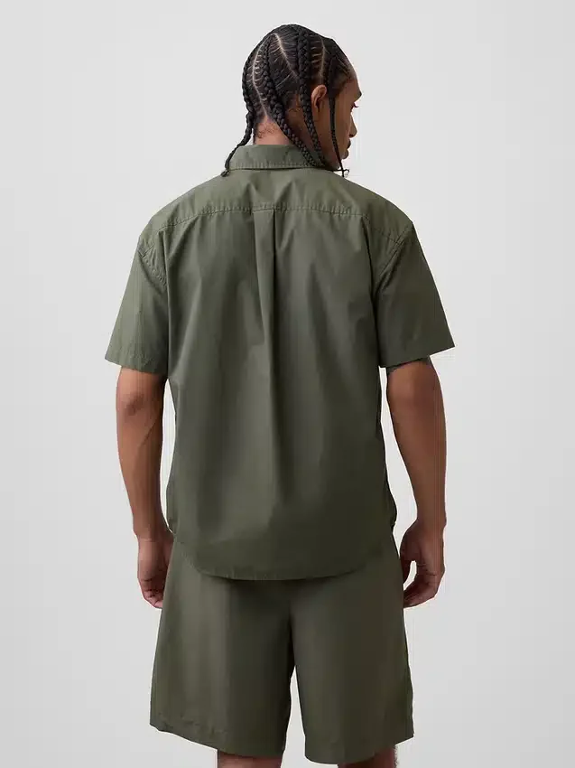 Camisa holgada de popelín