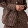 Camisa holgada de popelín de algodón orgánico