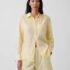Camisa oversize 100 % lino