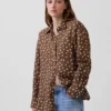 Camisa oversize 100 % lino