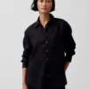 Camisa oversize 100 % lino
