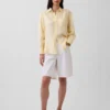 Camisa oversize 100 % lino