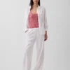 Camisa oversize 100 % lino