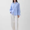Camisa oversize 100 % lino