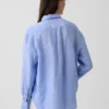 Camisa oversize 100 % lino