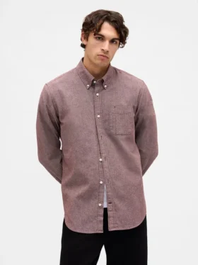Camisa Oxford con botones