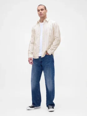 Camisa Oxford con botones