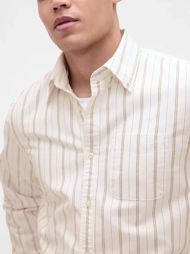 Camisa Oxford con botones