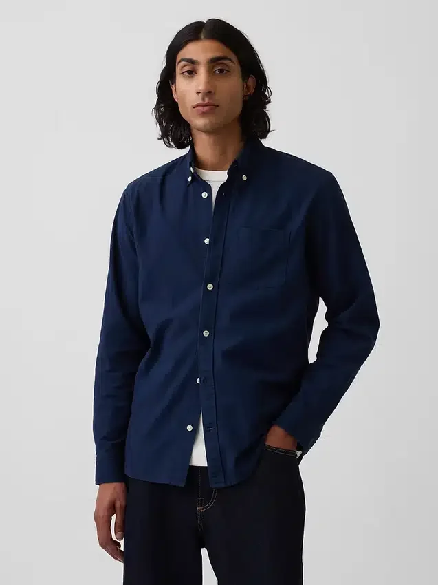 Camisa Oxford con botones