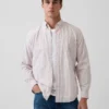 Camisas clásicas de popelín de algodón orgánico