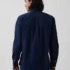 Camisas clásicas de popelín de algodón orgánico