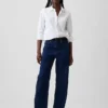 Camisas clásicas de popelín de algodón orgánico