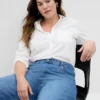 Camisas clásicas de popelín de algodón orgánico