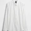 Camisas clásicas de popelín de algodón orgánico