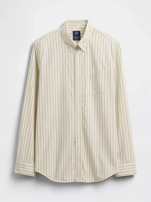 Camisas clásicas de popelín de algodón orgánico