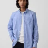 Camisas clásicas de popelín de algodón orgánico