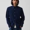 Camisas clásicas de popelín de algodón orgánico