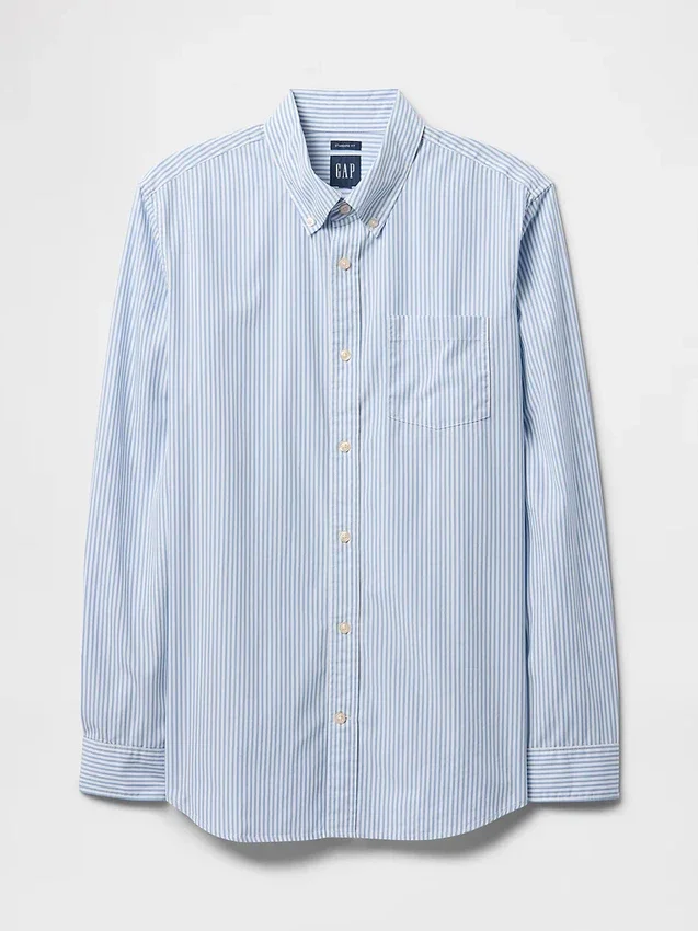 Camisas clásicas de popelín de algodón orgánico