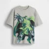 Camisas con diseño Marvel para niños, corte holgado