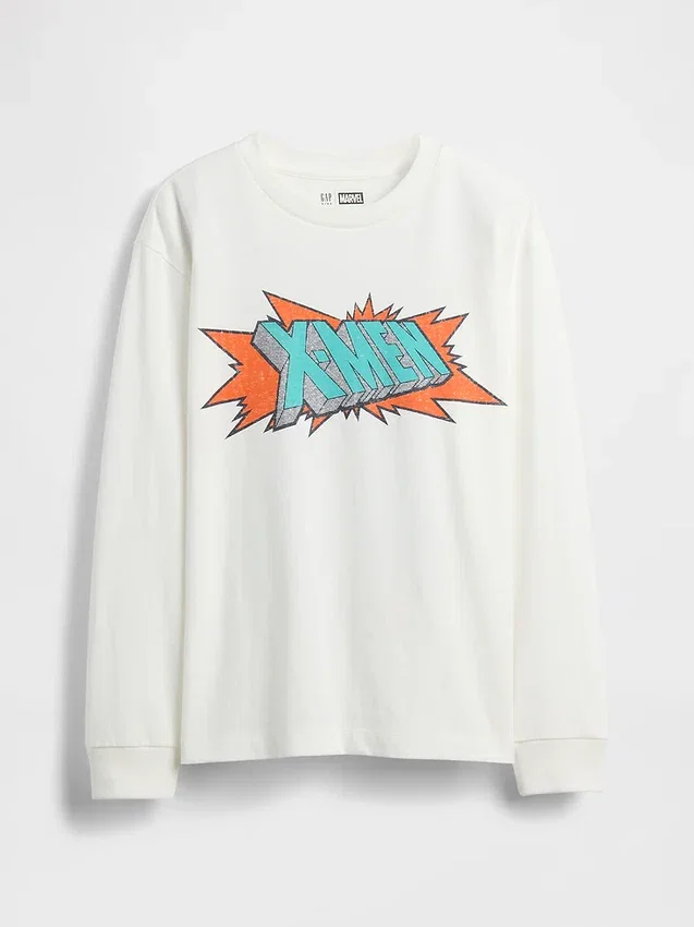 Camisas con diseño Marvel para niños, corte holgado