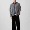 Camisas de cuadros holgadas de sarga lavada al sol