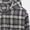 Camisas de franela con capucha de algodón orgánico para niños