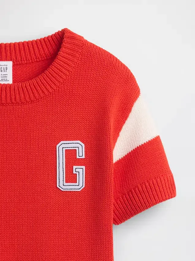 Camisas de jerséu con logotipo universitario para bebés y niños