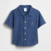 Camisas de lino y algodón para bebés y niños