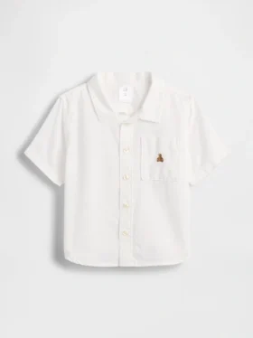 Camisas de lino y algodón para bebés y niños