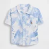 Camisas de lino y algodón para bebés y niños